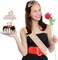 13th Birthday Decorations for Girls, Including 13th Birthday Crown/Tiara, Candles, Official Teenager Sash and Cake Toppers, Rose Gold Teen Girl Gifts for 13 Year Old Birthday Decorations
